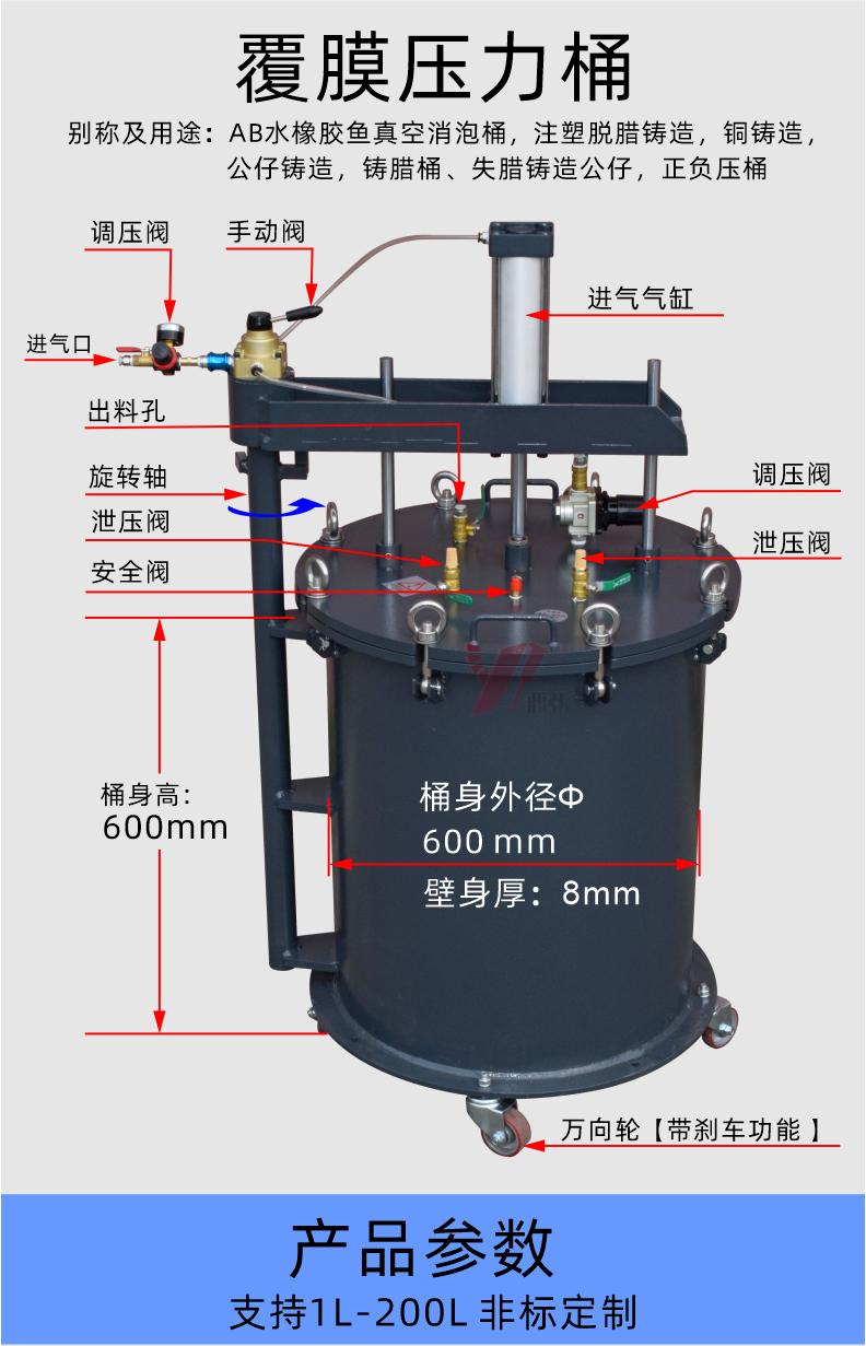 覆膜压力桶