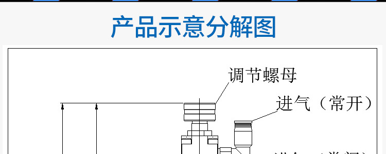 顶针式单液点胶阀 YK-31