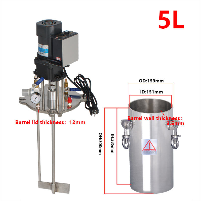 90W 5L Electric Mixer 304 Stainless Steel Pressure Vessel Manufacturers’ Sale of Processing Pressure Vessels
