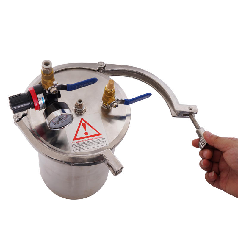 Industrial 1L 304 Stainless Steel Pressure Tank 1 Liter Vessel for Manufacturing Plant & Farm Spraying