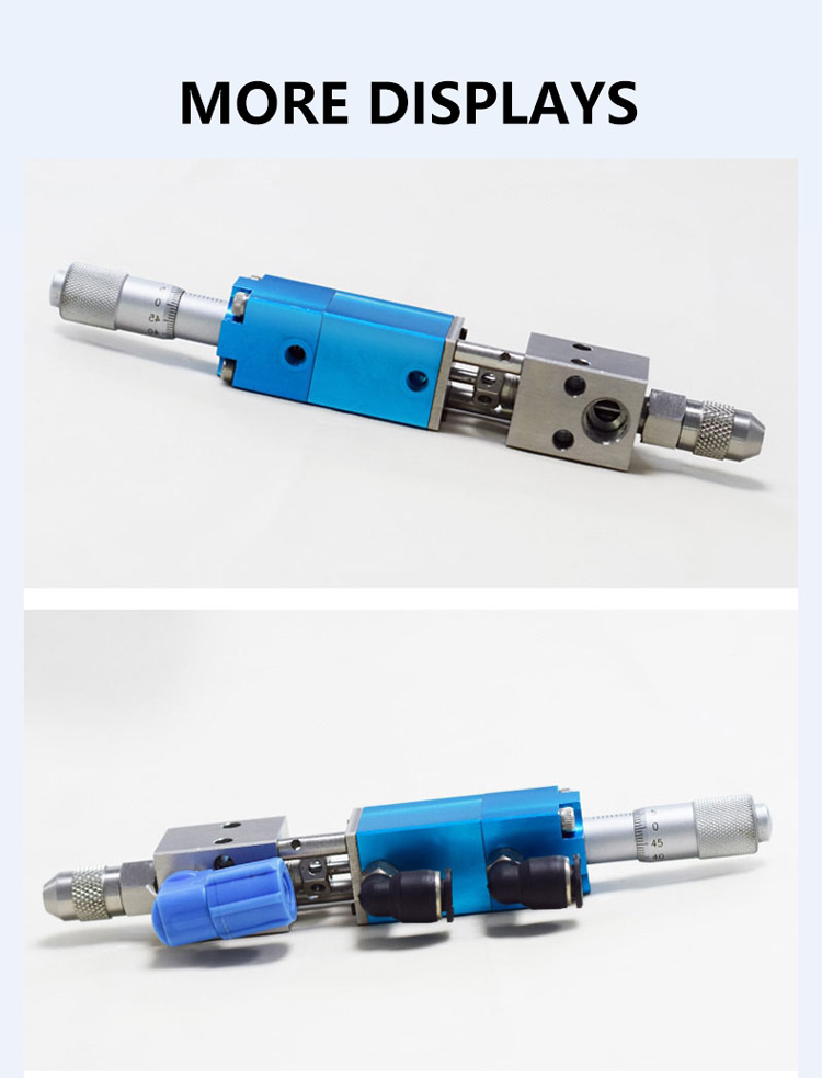Precision YK-31 Single Liquid Compound Smart Pneumatic Thimble Dispensing Valve Stainless Steel Glue Dispenser Nozzle