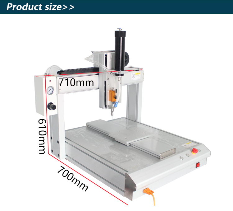 YK-400 Semi-Automatic AB Glue Dispensing Machine for Machinery Industry Electric Motor PLC Driven Case for Pickleball Edge Cover