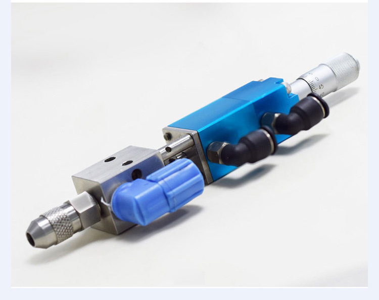 Precision YK-31 Single Liquid Compound Smart Pneumatic Thimble Dispensing Valve Stainless Steel Glue Dispenser Nozzle