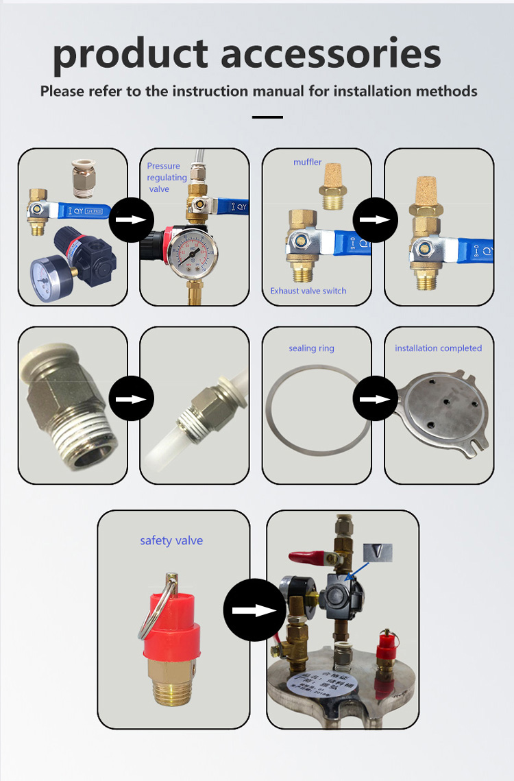 Professional Duty 20L 304 Stainless Steel High Pressure Vessels for Spraying Machine