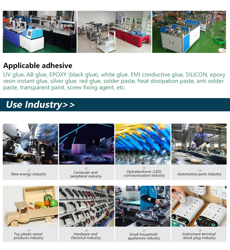 YK-400 Semi-Automatic AB Glue Dispensing Machine for Machinery Industry Electric Motor PLC Driven Case for Pickleball Edge Cover