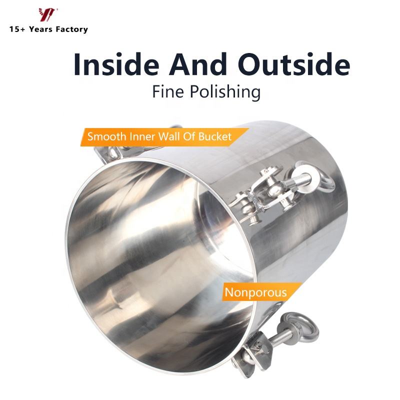 YaHong Pressure Vessel 1-120L 1-8 Bar | Food Grade 304/316 Stainless Steel | Liquid Storage Tank | Custom Sizes | Flange |