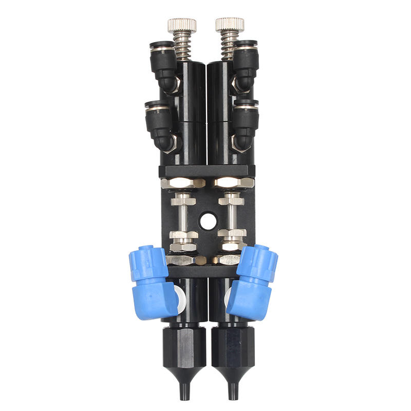 Yakoo YK-36AB Double Liquid Lifting Type Suction Valve Glue Valve Precision Glue Nozzle Dispensing Valve POM Aluminum Alloy