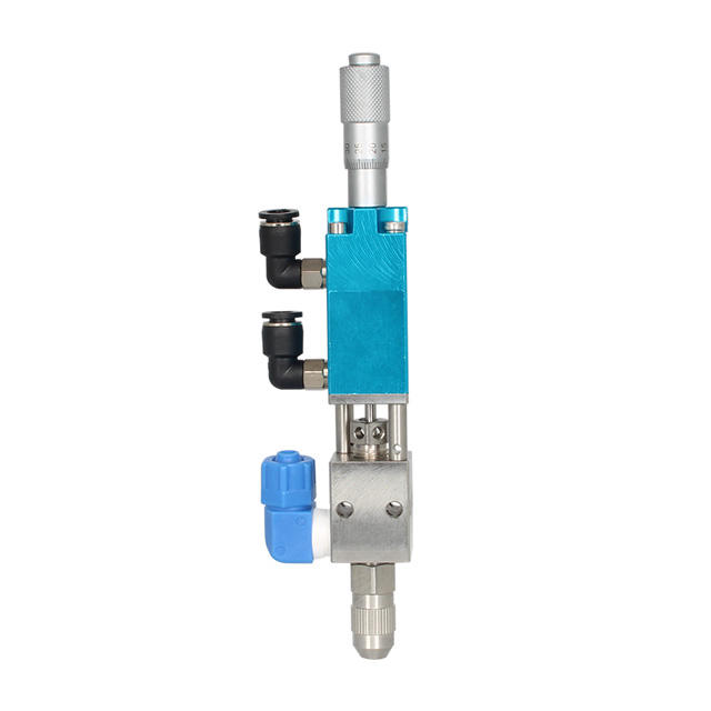 Precision YK-31 Single Liquid Compound Smart Pneumatic Thimble Dispensing Valve Stainless Steel Glue Dispenser Nozzle