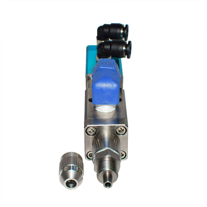 YK-32F Precision Aluminum Alloy Special Steel Double Action Needle Smart Pneumatic Thimble Dispensing Valve High Viscosity
