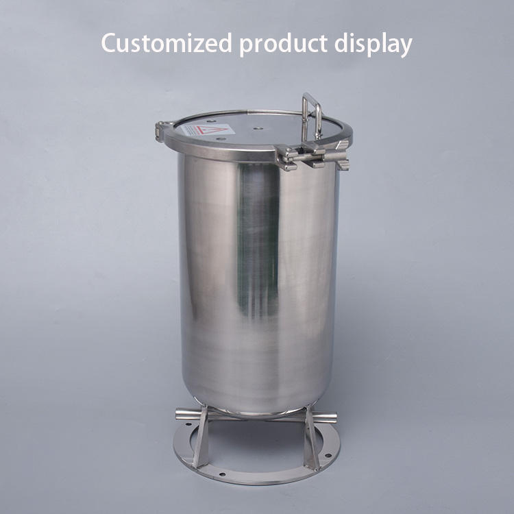 Customized 1-15L 304 Stainless Steel Pressure Tank Easy-to-Operate Clamp Dispenser for Glue Barrel
