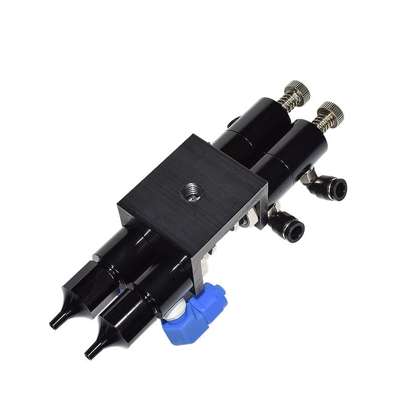Yakoo YK-36AB Double Liquid Lifting Type Suction Valve Glue Valve Precision Glue Nozzle Dispensing Valve POM Aluminum Alloy