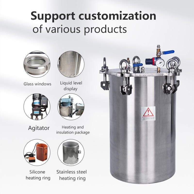 Industrial 15L 90W Spherical Pressure Vessel 304 Stainless Steel Engineered for Heavy-Duty Applications