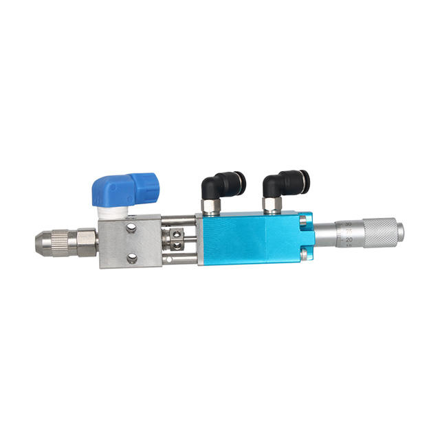 Precision YK-31 Single Liquid Compound Smart Pneumatic Thimble Dispensing Valve Stainless Steel Glue Dispenser Nozzle