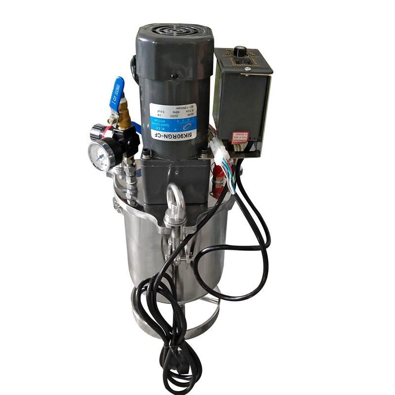 Factory Price 15L 90W 304 Stainless Steel Non-Standard Pressure Vessel Tank with Electric Mixer for Manufacturing Plants Farms