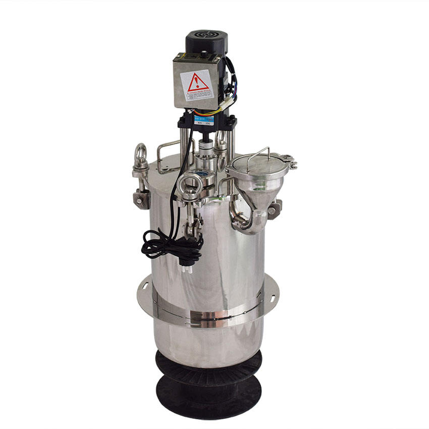 15L 90W Industrial 304 Stainless Steel Pressure Vessel with Electric Mixer Chinese Design