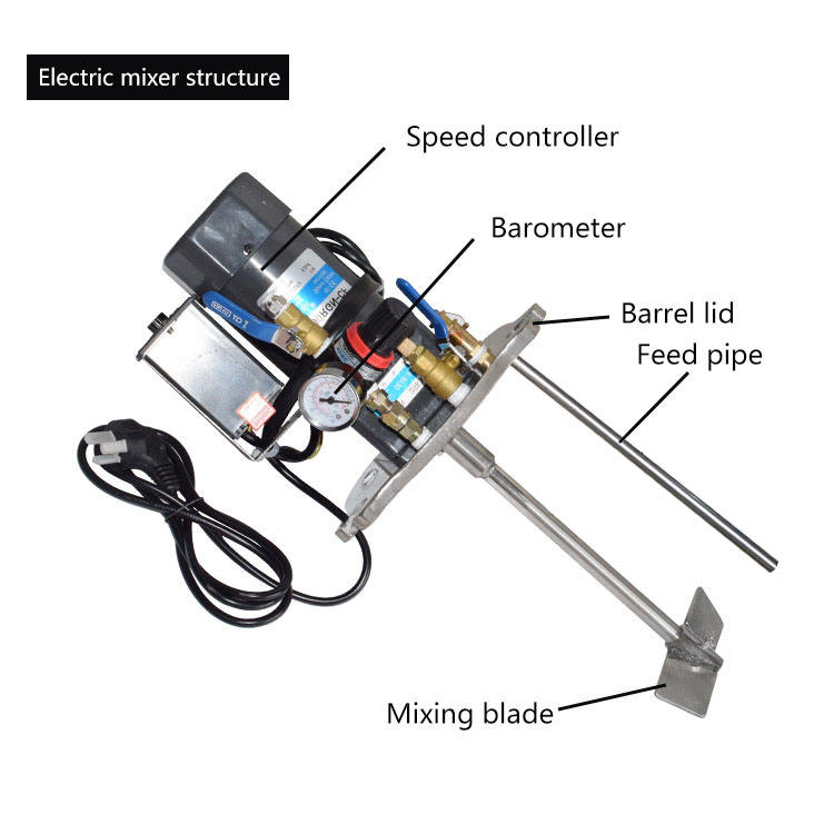 40L 120W Stainless Steel 304 Mini Pressure Vessel Electric Mixer SUS 304 High Capacity Sus 304 Stainless Steel Pressure Tank”