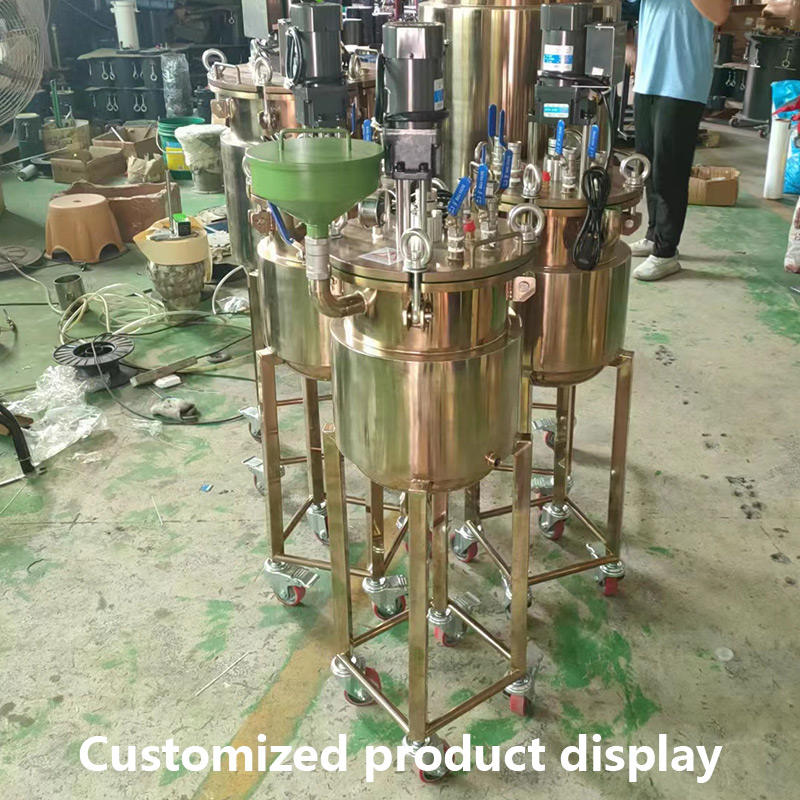 4L 90W Pressure Vessel 304 Stainless Steel Air Pressure Vessel with Electric Mixer