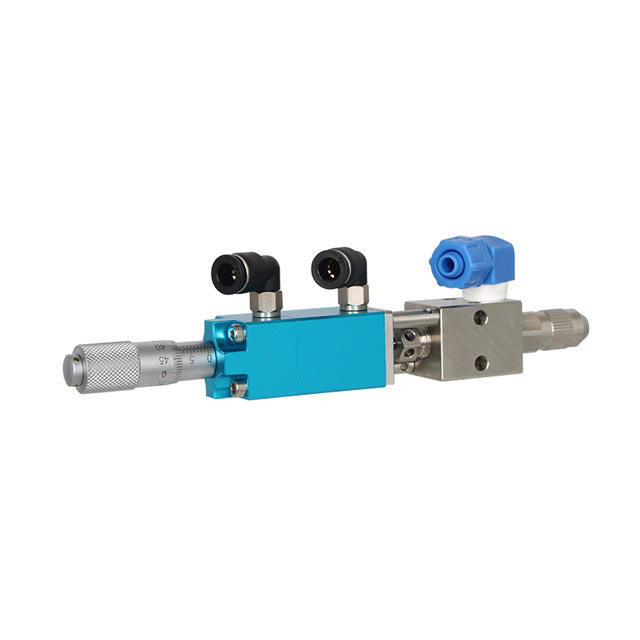 Precision YK-31 Single Liquid Compound Smart Pneumatic Thimble Dispensing Valve Stainless Steel Glue Dispenser Nozzle