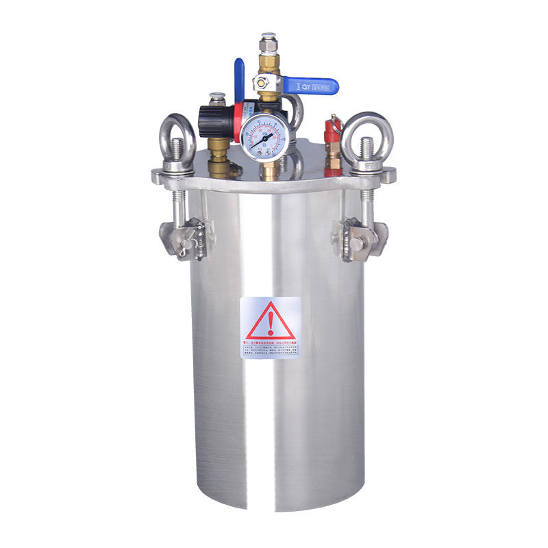 5L Industrial 304 Stainless Steel Pressure Vessels 5 Liter for Foaming Machine