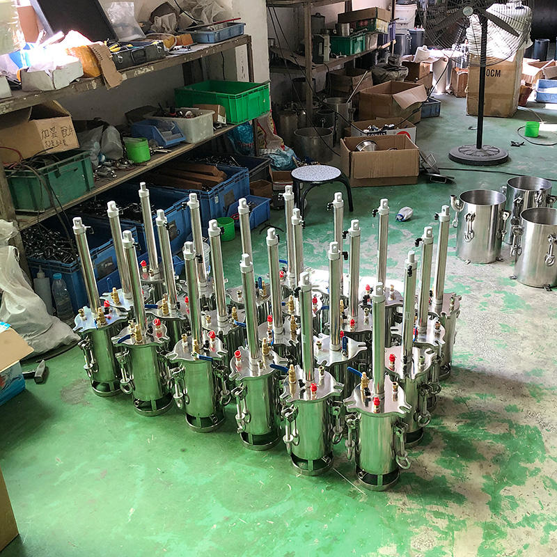 1L Factory Direct 304 Stainless Steel Small Pressure Vessel Chemical Memory with Piston and Cylinder