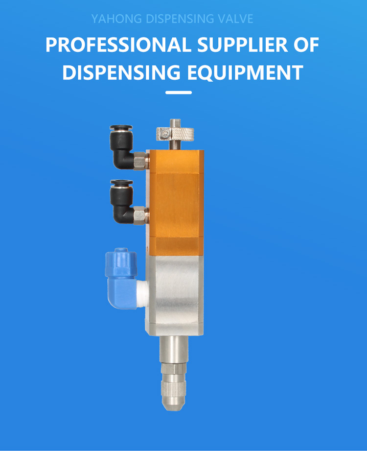 YK-32S High Precision Suck Back Suction Dispensing Valve Adjustable Precision Glue Dispenser Valve for Fluid Control