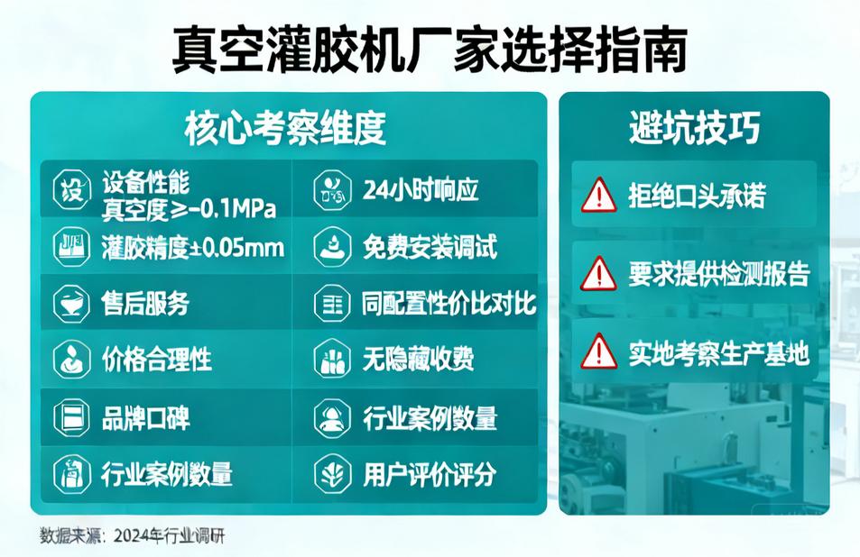 真空灌胶机厂家怎么选？掌握这几点，避免踩坑！