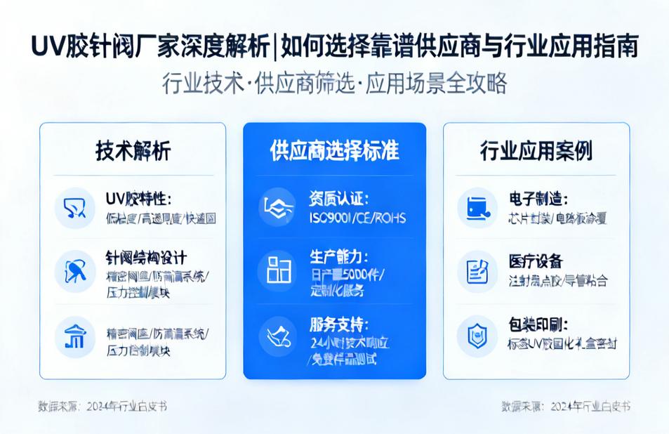 UV胶针阀厂家深度解析|如何选择靠谱供应商与行业应用指南