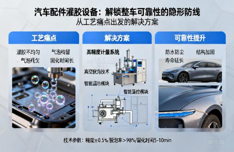 汽车配件灌胶设备|从工艺痛点出发,解锁整车可靠性背后的隐形防线