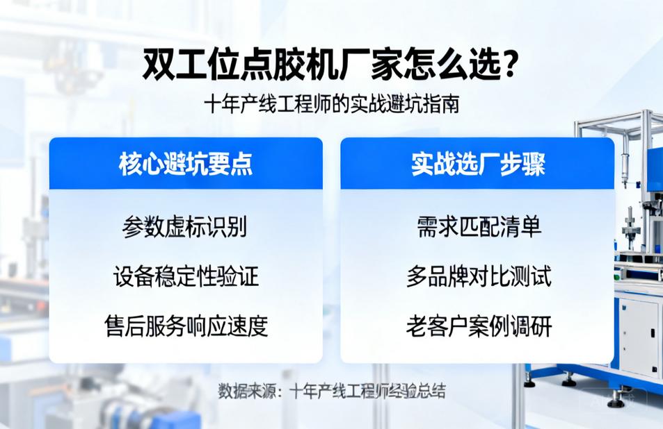 双工位点胶机厂家怎么选?十年产线工程师的实战避坑指南