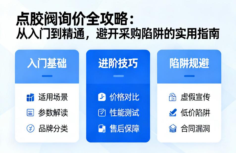 点胶阀询价全攻略|从入门到精通,避开采购陷阱的实用指南