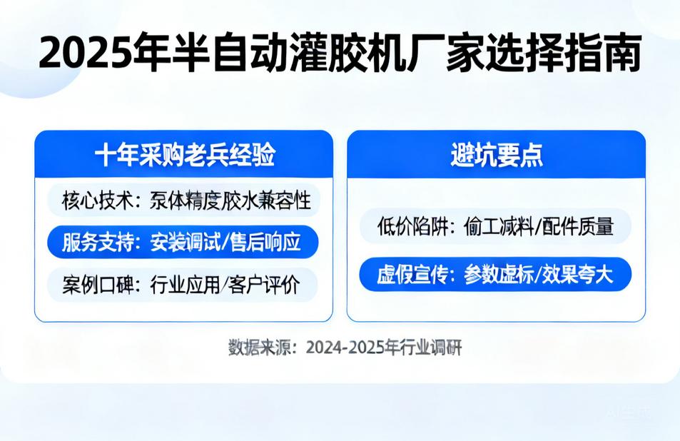 2025年半自动灌胶机厂家怎么选?十年采购老兵掏心窝分享