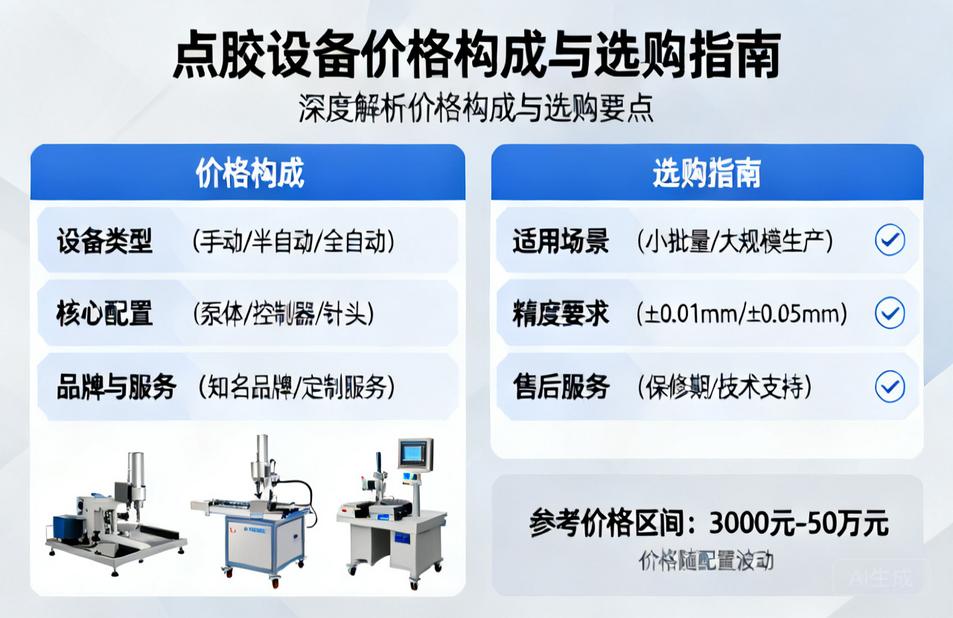 点胶设备多少钱?深度解析价格构成与选购指南