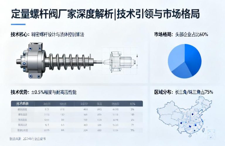 定量螺杆阀厂家深度解析|技术引领与市场格局