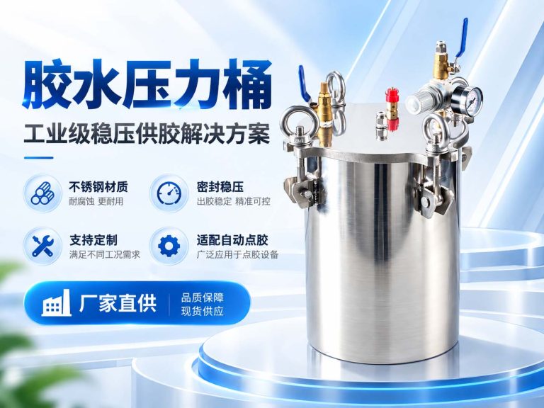 胶水压力桶厂家怎么选?专业压力桶制造商提供稳定供胶解决方案