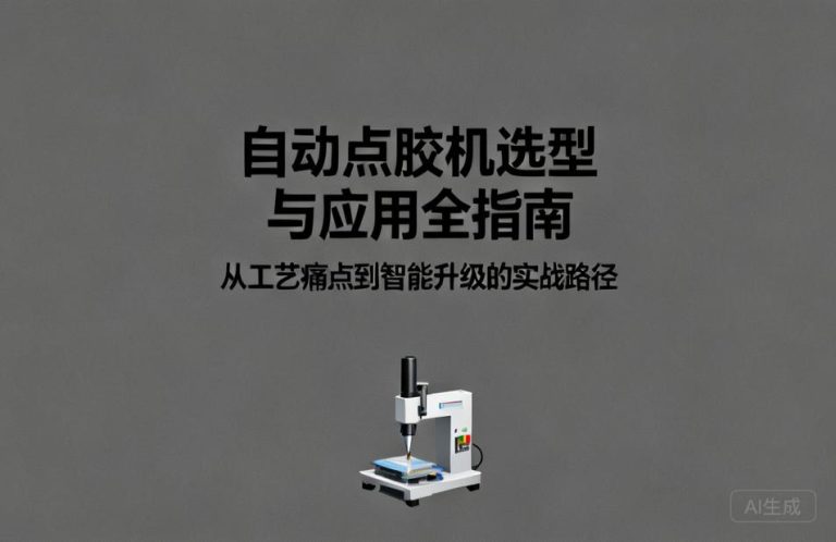 自动点胶机选型与应用全指南|从工艺痛点到智能升级的实战路径
