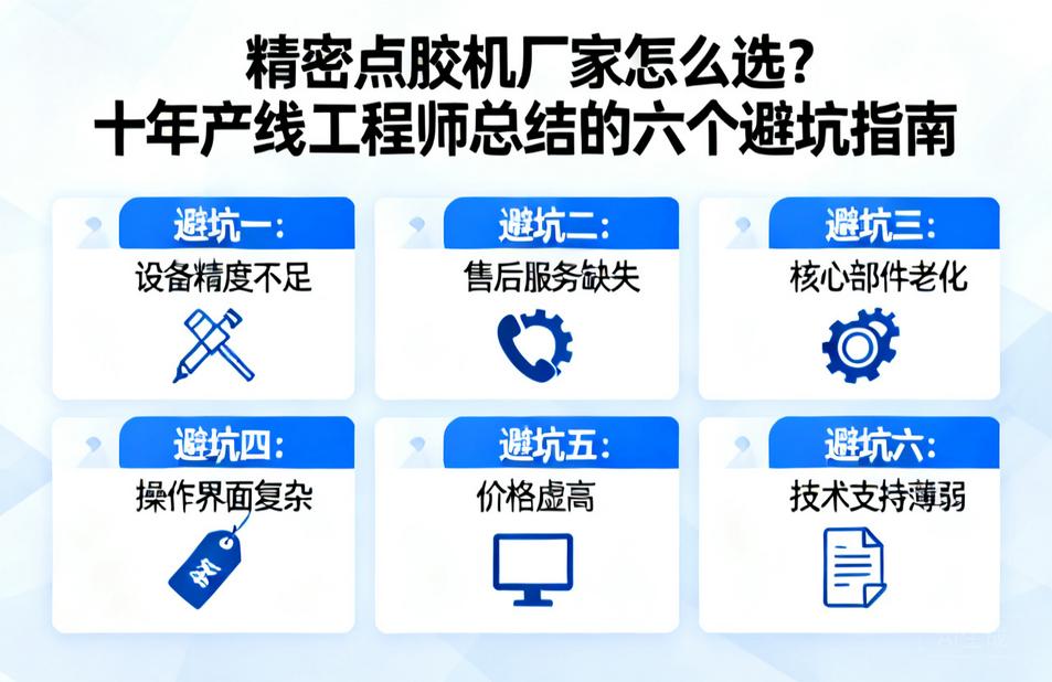 精密点胶机厂家怎么选?十年产线工程师总结的六个避坑指南