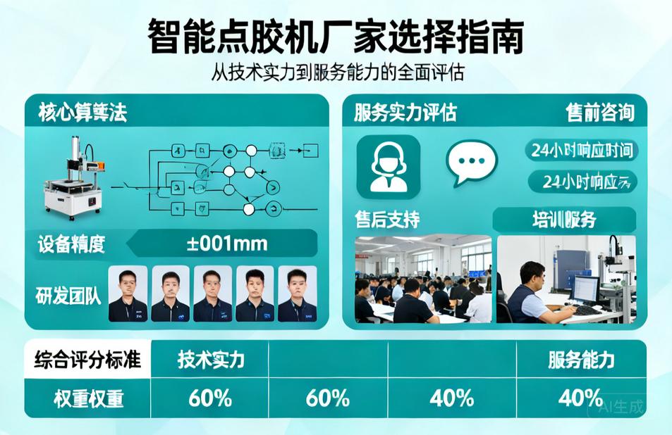 智能点胶机厂家怎么选？从技术实力到服务能力的全面评估指南