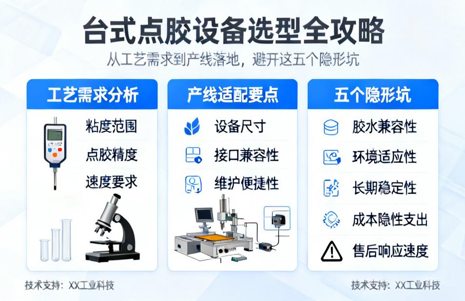 台式点胶设备选型全攻略|从工艺需求到产线落地，避开这五个隐形坑