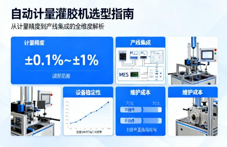 自动计量灌胶机选型指南|从计量精度到产线集成的全维度解析