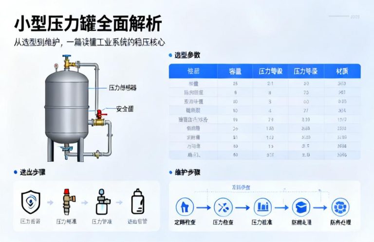 小型压力罐全面解析|从选型到维护,一篇读懂工业系统的稳压核心